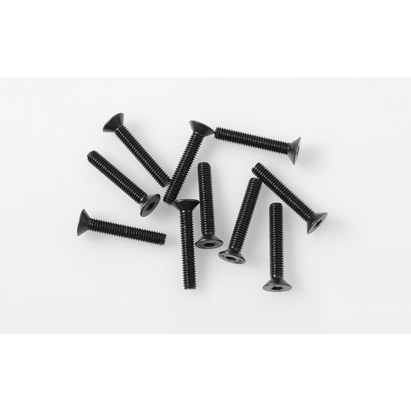 Albany County Fasteners Flat Head Socket Cap Screws | 18-8 Stainless Steel, 1/4-20 X 3/4, Qty 100, Allen Drive